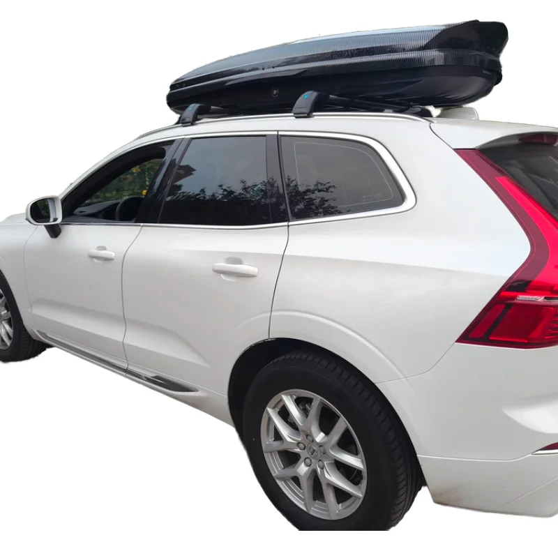 High quality carbon fiber grain 550L 750L  car roof luggage Large capacity for sedan pickup off-road vehicles