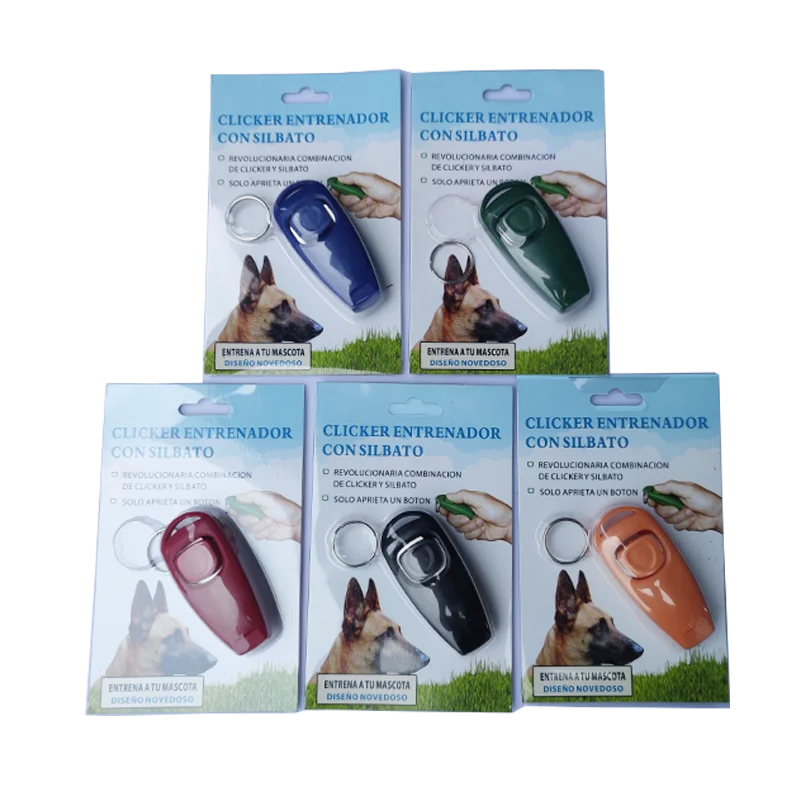 Pet Dog Animal Training Clicker Two-in-one