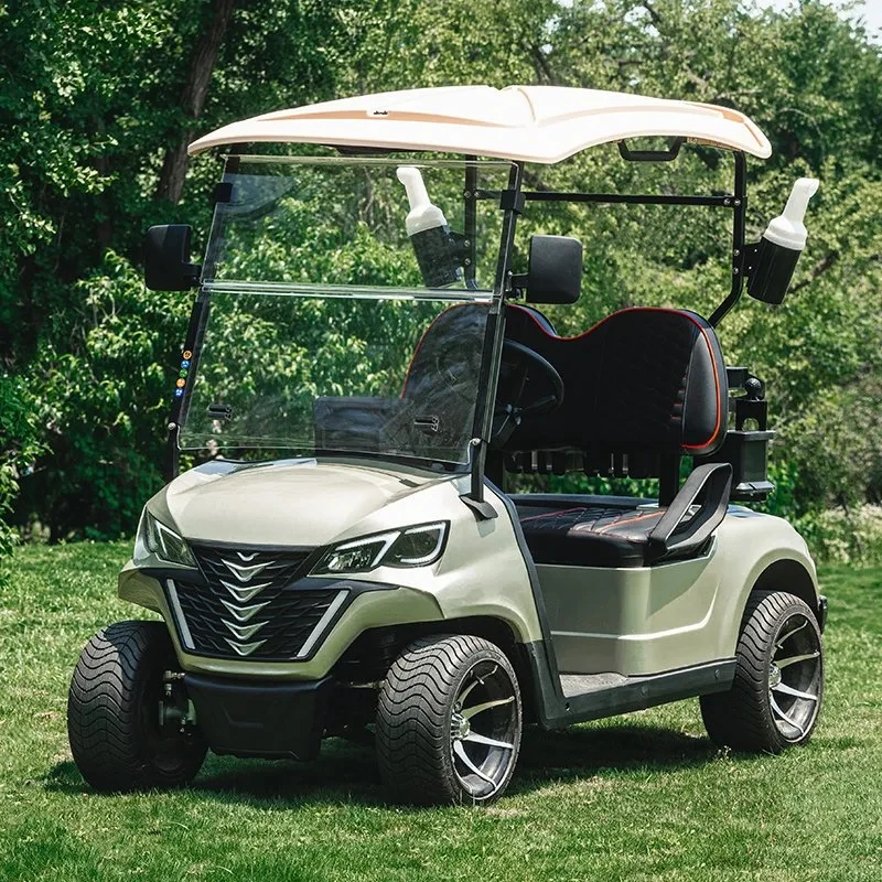 New Design golf electric car 2 Cortex seater golf club application golf car with Front Basket