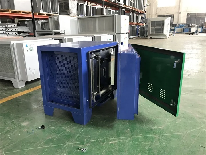 98% removal efficiency commercial kitchen high voltage electrostatic air cleaner