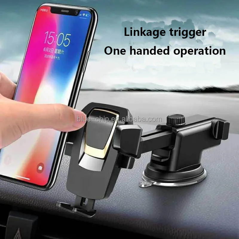 Yanchentian Unique 2024 New Dashboard Multifunctional Mobile Universal Car Holder Windshield Smart Phone Holder For Navigation