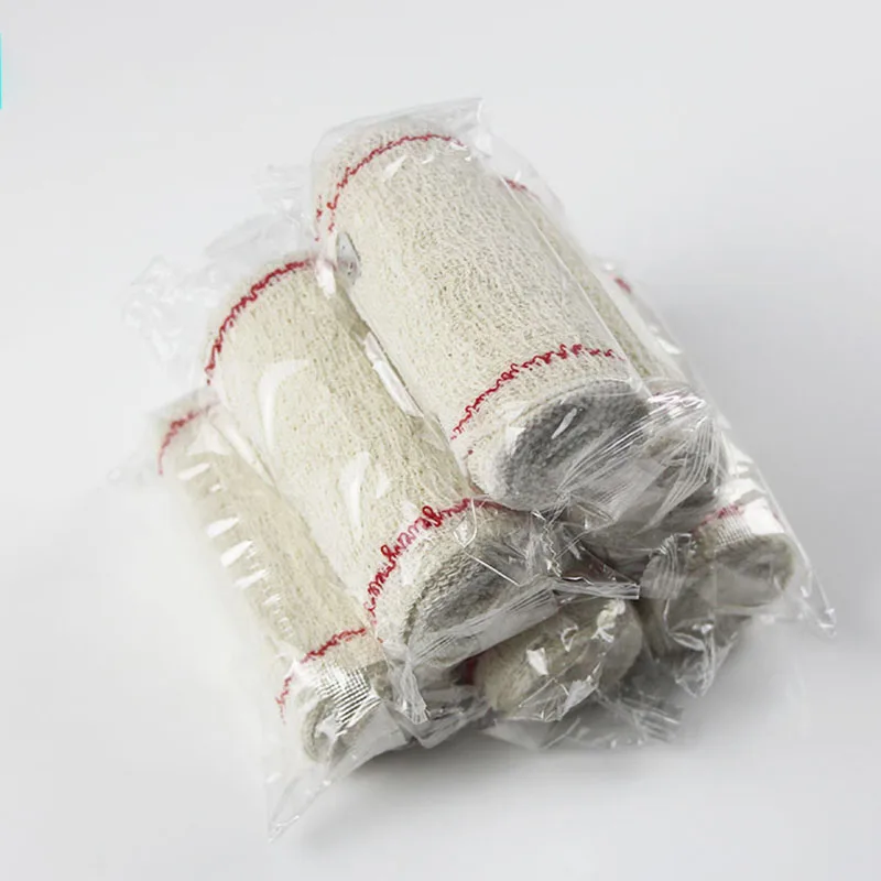 Эластичная пористая бандажная повязка из спандекса дышащая ткань эластичная белая хлопковая простая высокоэластичная с зажимом