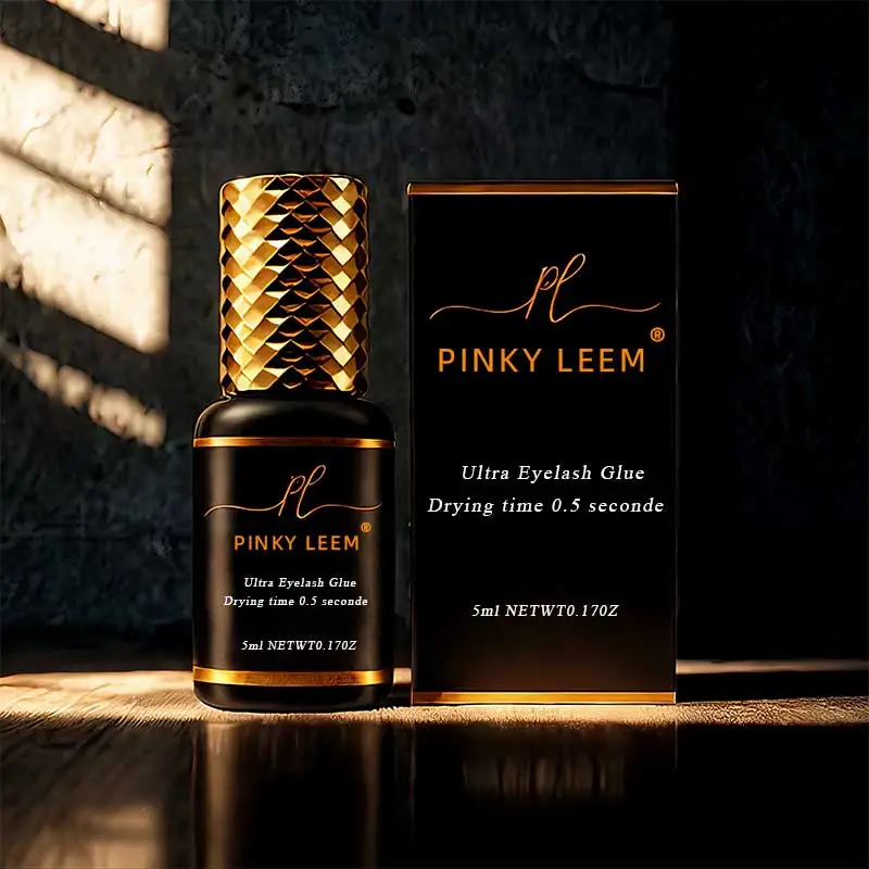 Pinky Leem Best Lash Extension  Glue Waterproof Retention Long Lasting eyelash glue strong 0.5 second dry Adhesive