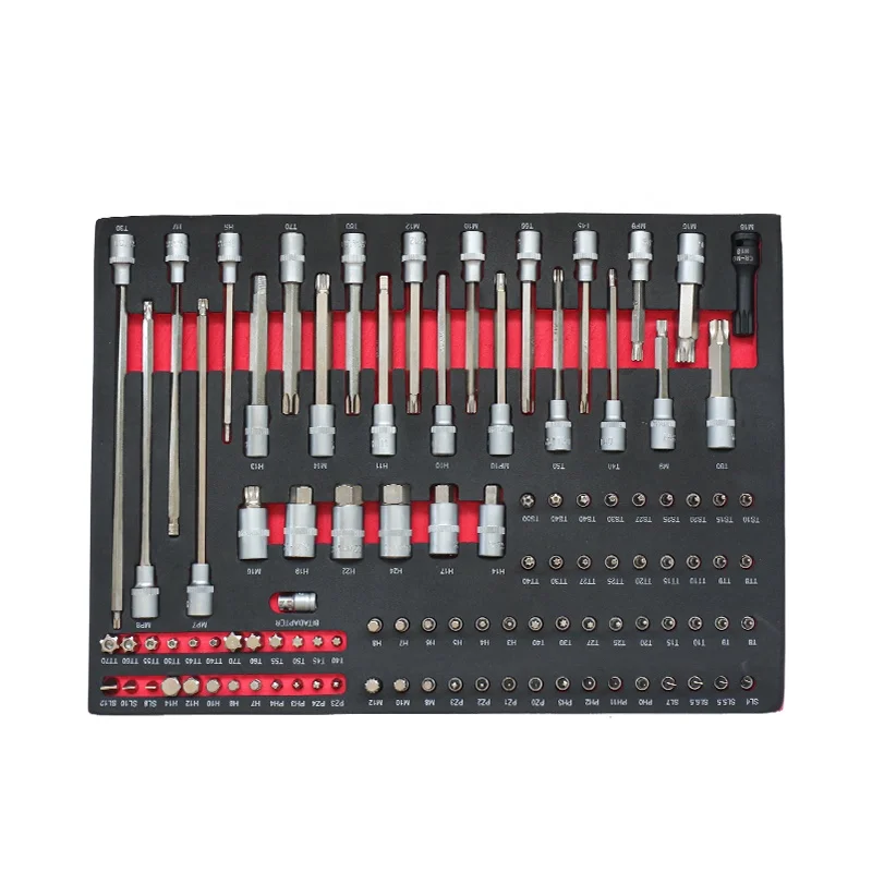 258 Pcs Professional Chrome Vanadium Mechanical Tool Set Box For Auto Repair Herramientas General