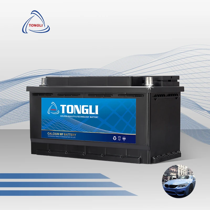 Tongli брендовые Автомобильные батареи немецкого стандарта DIN100/60033 12V автомобильная батарея в Корейском стиле Автомобильная
