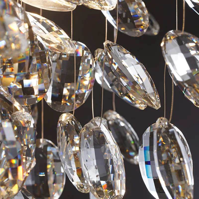 Italian pendant light Unique Brass Metal Ceiling Hanging Lamp Iron Finishing For Home Decoration Crystal Chandeliers Lamp