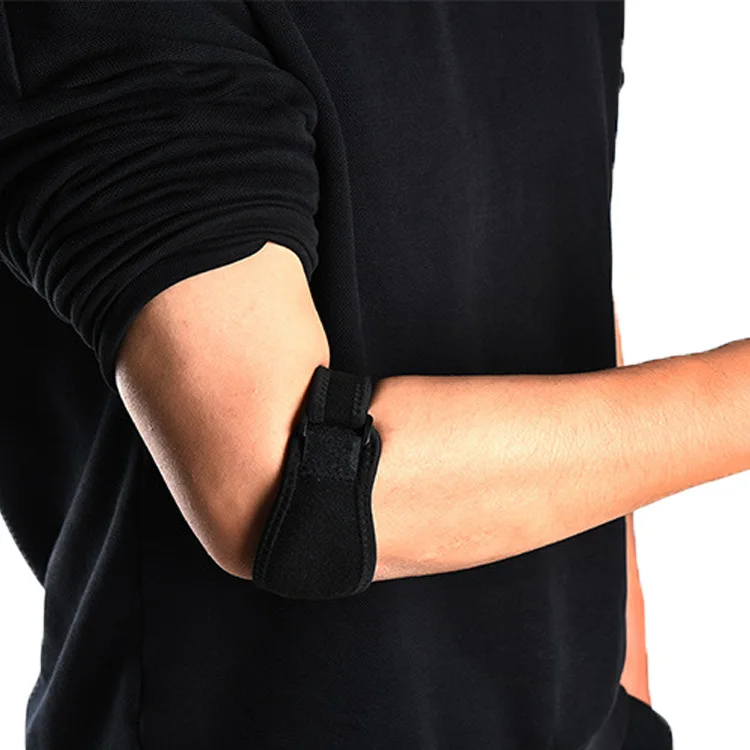 Hot Sale Neoprene Compression Badminton Pain Relief Adjustable Elbow Brace Strap Band Tennis Elbow Support