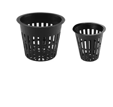Brand Virgin Net Pots For Aquaponics 2 Inch Slotted Plastic Net Pot Hydroponic Mesh Pot Net Cup Root Grow Use