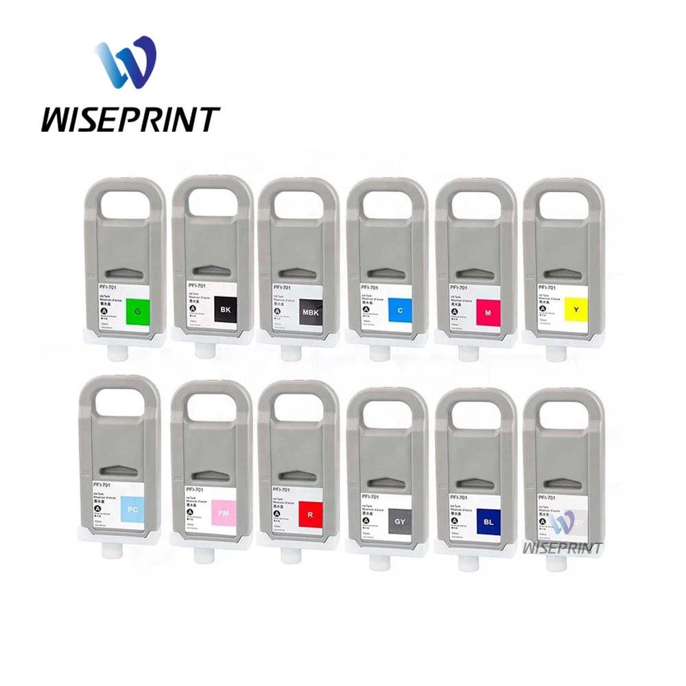 Wiseprint Compatible Canon PFI-1700 PFI1700 PFI 1700 Pigment Ink Cartridge For Pro 2000 2100 4000 4000s 4100 6000s 6100 Plotter