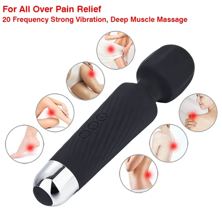 
7008 Rechargeable Handy Handheld Personal Relax Body Wand Massager 
