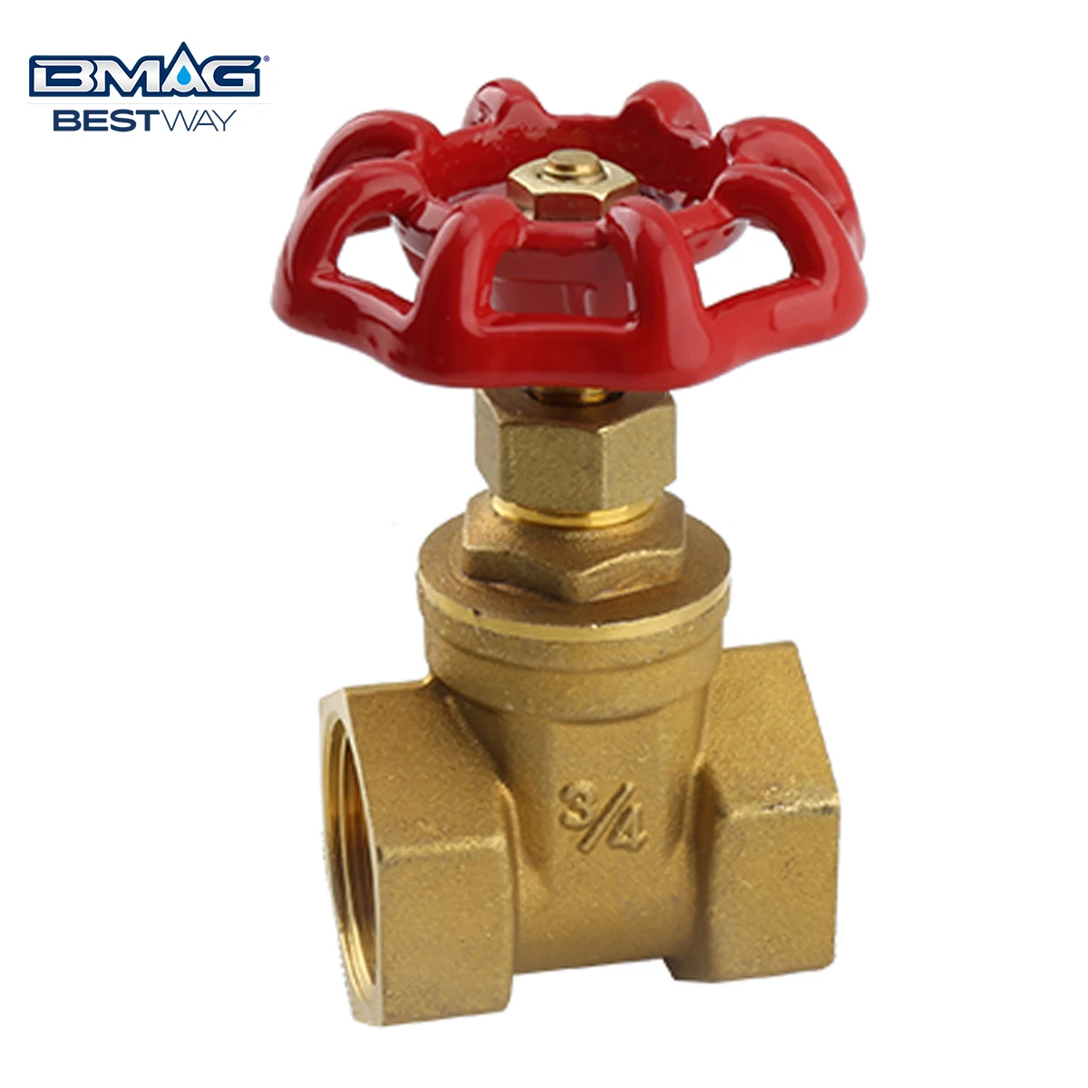 BMAG OEM ODM PN10 PN16 PN20 водяная латунь 1/2 - 4 дюйма с внутренней резьбой ручной медный запорный клапан для высокотемпературной воды