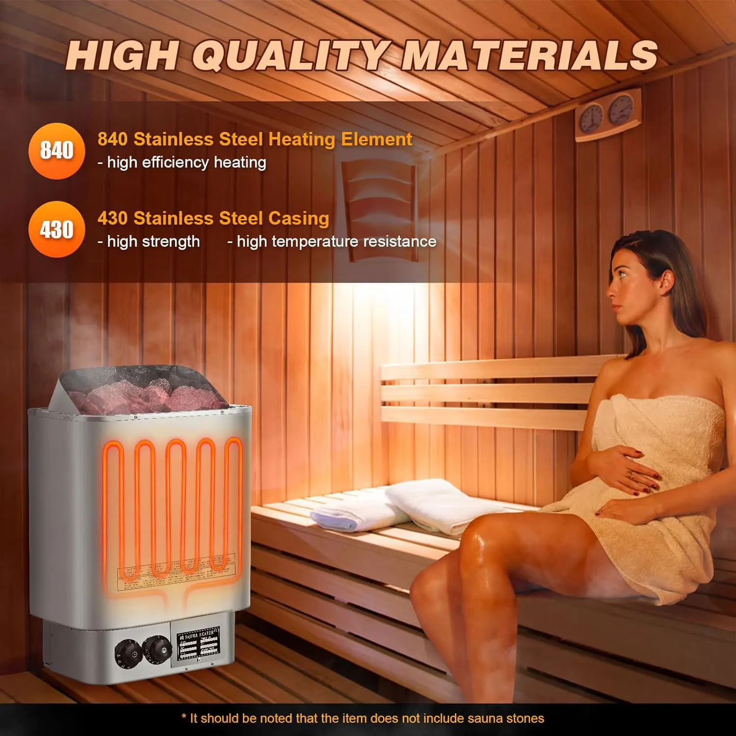 Traditional CE PSE wholesale price Diooist electric Dry Steam Bath Sauna Stove SAB-60HN with inner control