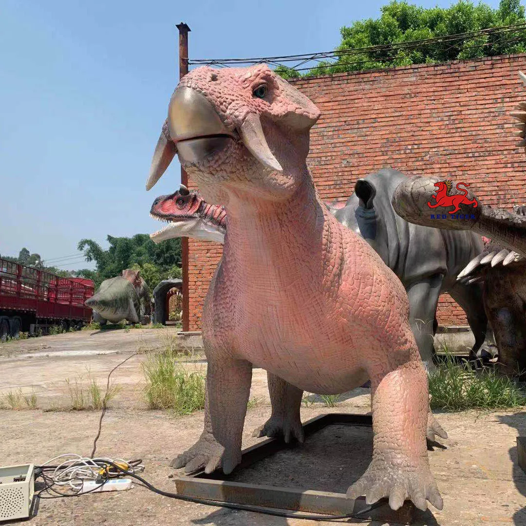 Amusement Park Hot Sale Dinosaur Animatronic 3D  Lystrosaurus dinosaur model