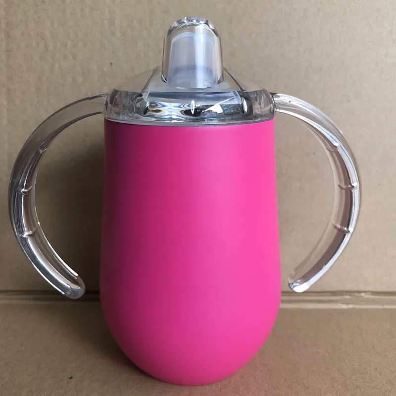 baby powder bottle double wall stainless steel vacuum insulated thermal baby feeding bottle with handle nipple for babies