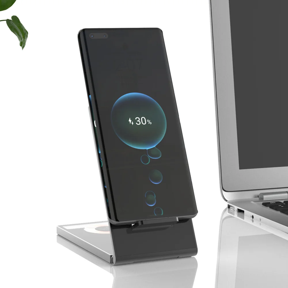 High tech trending products 2023 new arrivals Qi Wireless Charger Stand 3 In 1 Wireless Charger type c cable fast charging