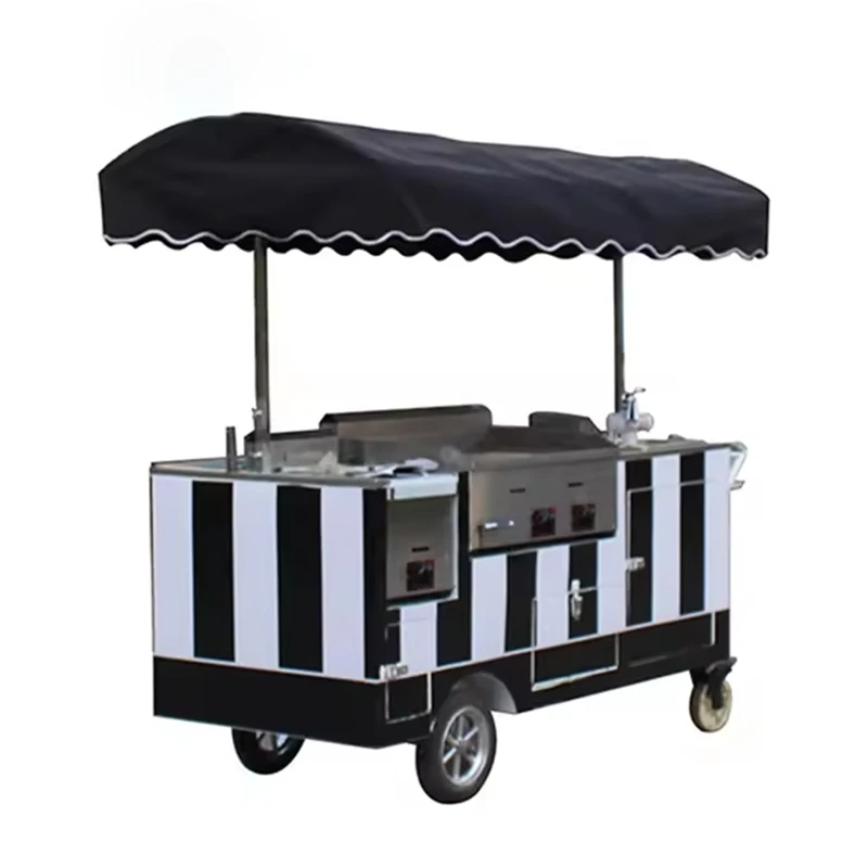 JX-CC180 Mobile Food Trucks Cart Mini Tornado