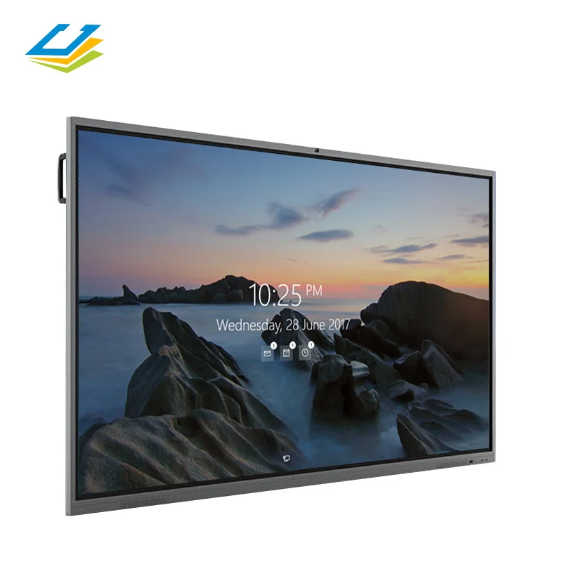 65 75 85 inch school teaching all ine one PC industrial touch screen portable interactive whiteboard