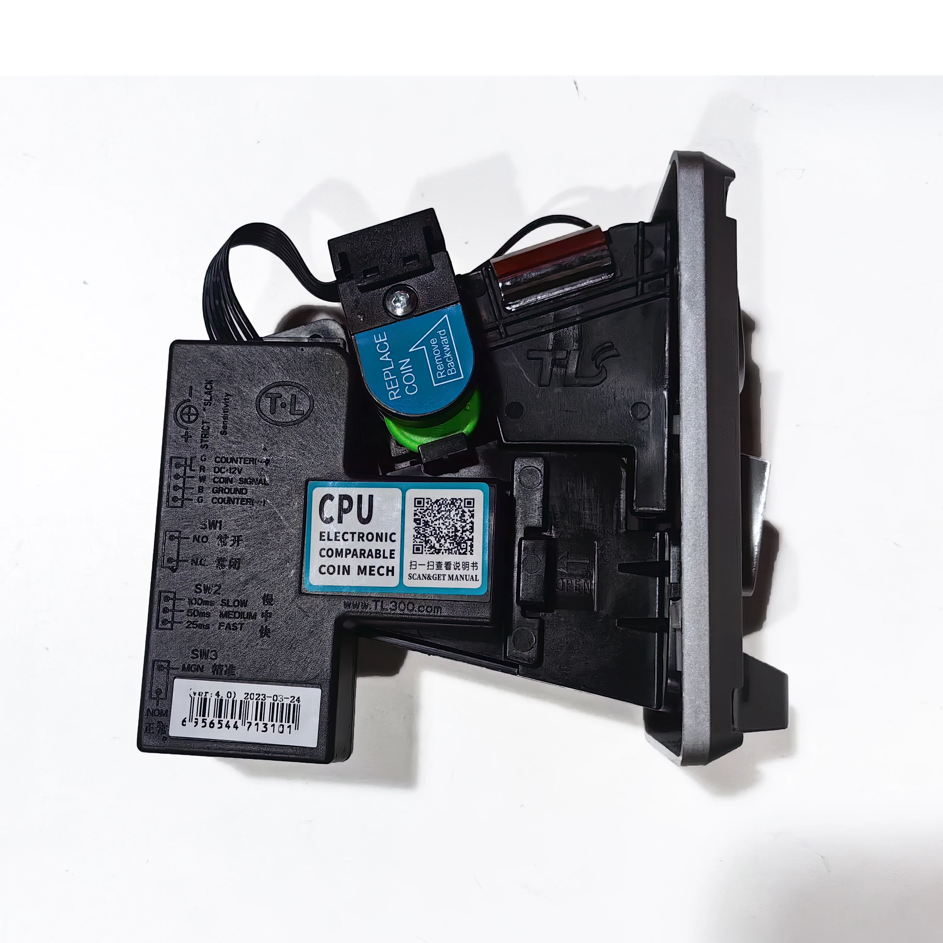 Children coin operated selector TW-131 arcade game amusement machine kiddie rides spare part coin acceptor indoor game equipment