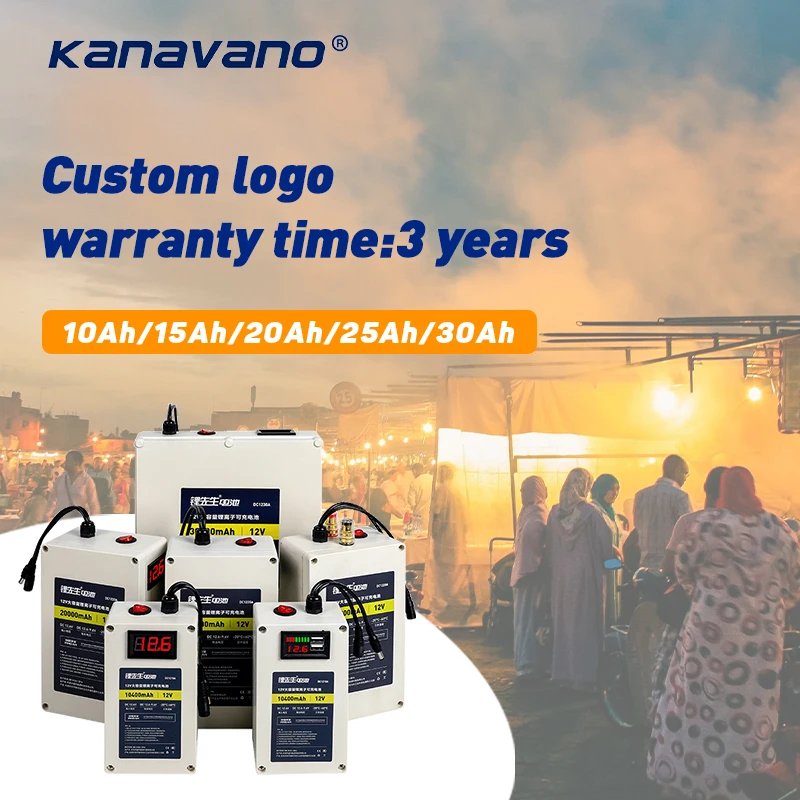 Factory wholesale 12v 20Ah rechargeable battery pack 12v lithium battery 20ah for robot/led light