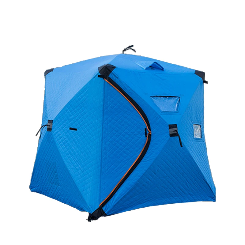 quadrangle canvas ice winter fishing tent