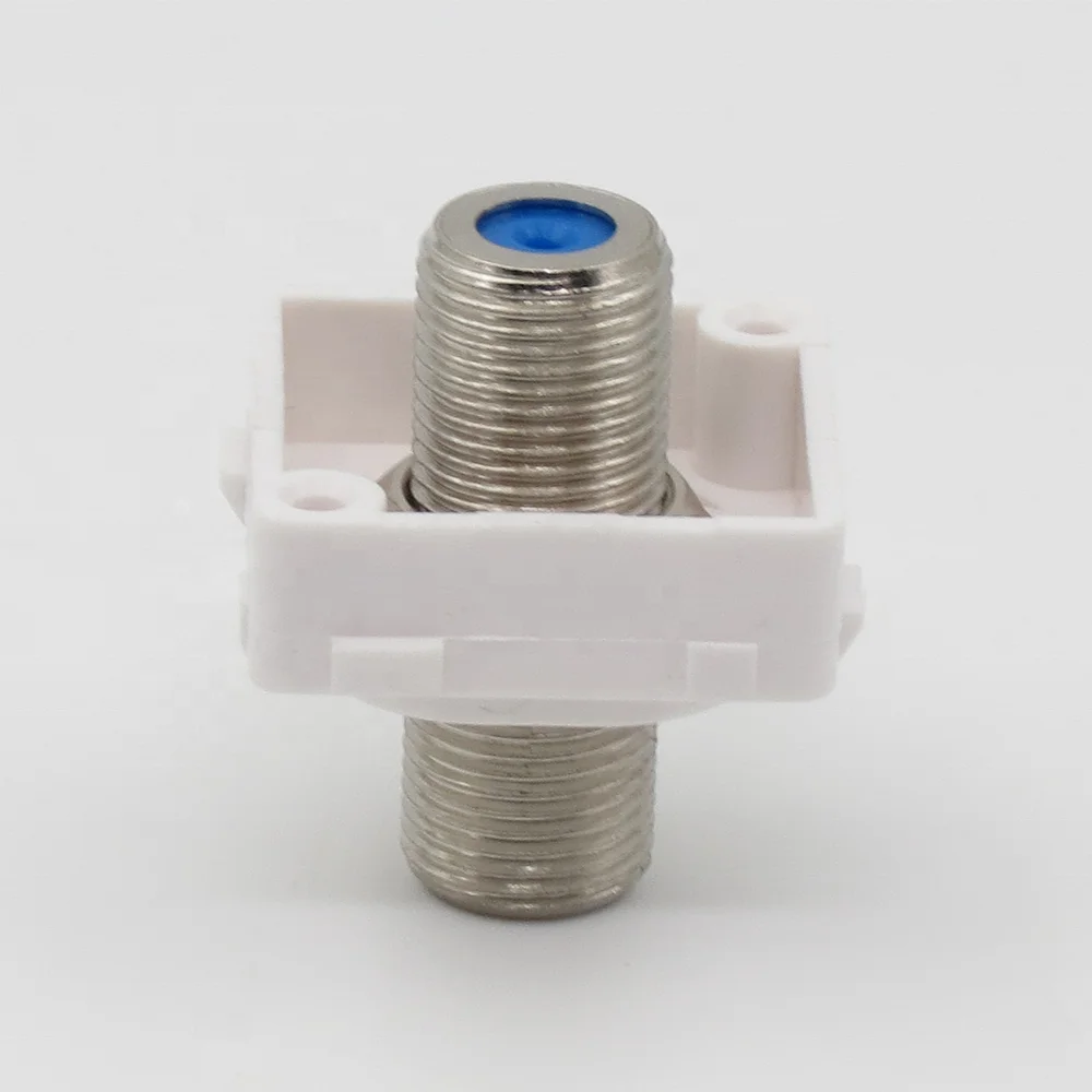 F type coaxial connector for tv antenna audio jack