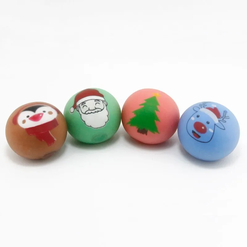 Жмяка Игрушка-мялка Эврика шарик Рождество игрушка Антистресс TPR Squishy Toys Squeeze Toys Stress Toys Squeeze ball