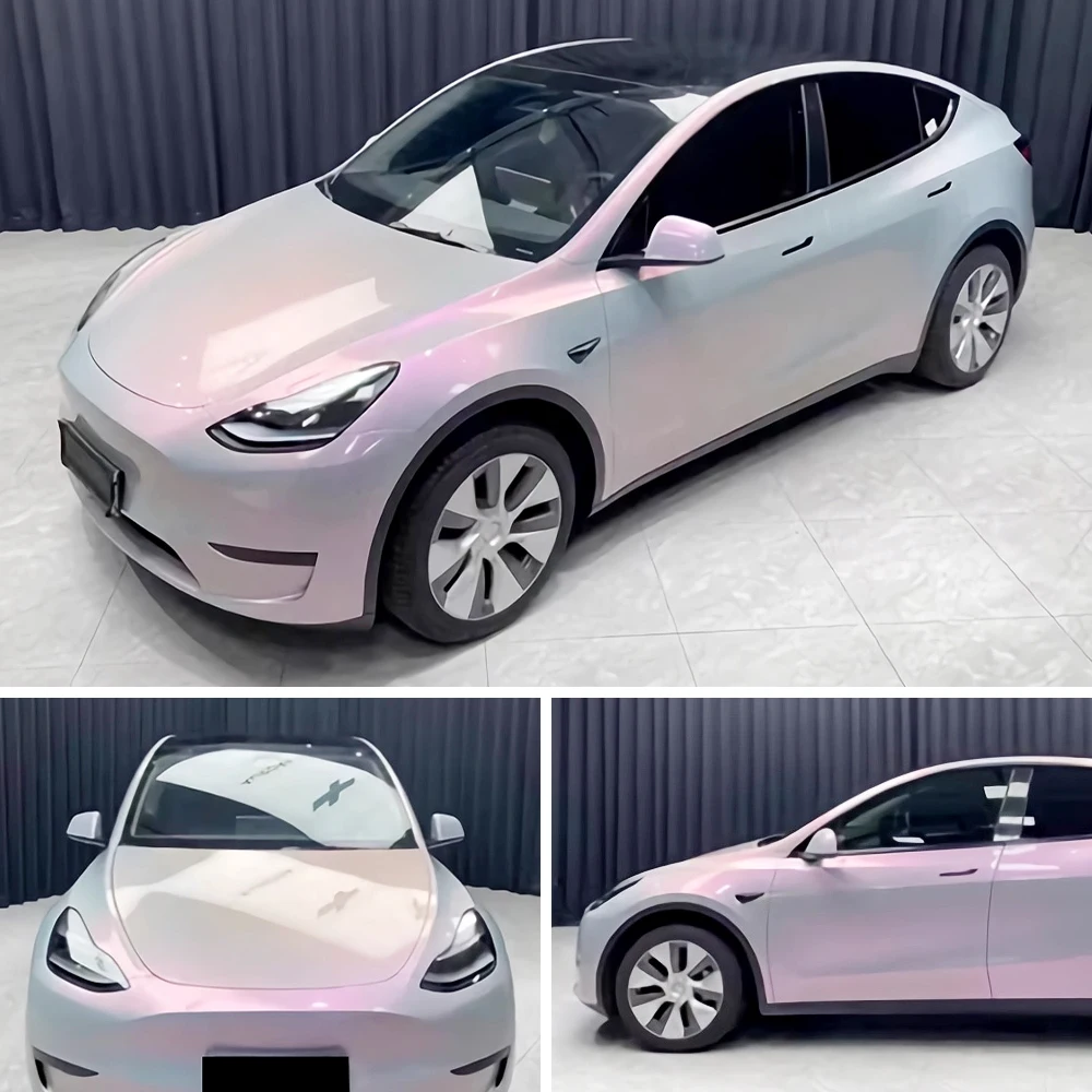 Пвх пленка для автомобиля виниловая Глянцевая Автомобильная Пленка двухцветная автомобильная защиты от краски