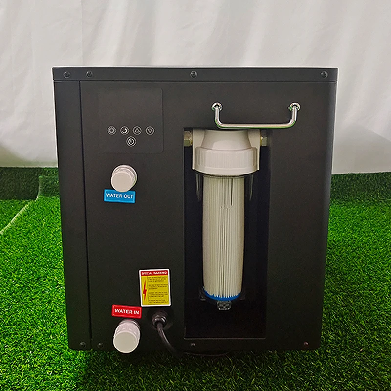 Ali Baba 220V Cold Plunge Barrel 1/2Hp Pool Pump Ice Bath Tubs Water Chiller with Stair and Filter Water Cool and Heater Chiller