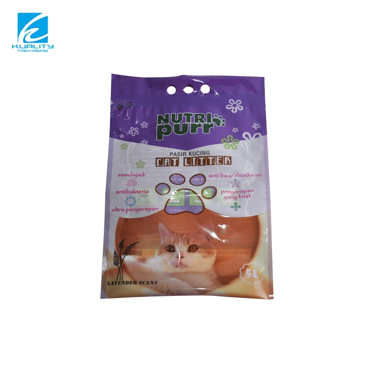 Custom printed plastic aluminum foil stand up pet dog food packaging bag