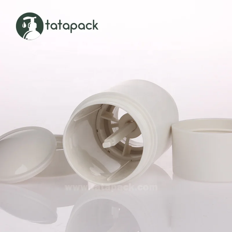 
Recyclable 100% PCR Plastic PP Matte White Deodorant Stick Container 75ml 50ml Empty Twist Up Deodorant Stick Bottle 