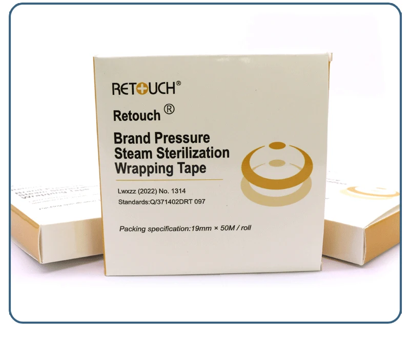 Medical Tape Pressure Steam Sterilization Chemical Indicatot Tape for Healthcare