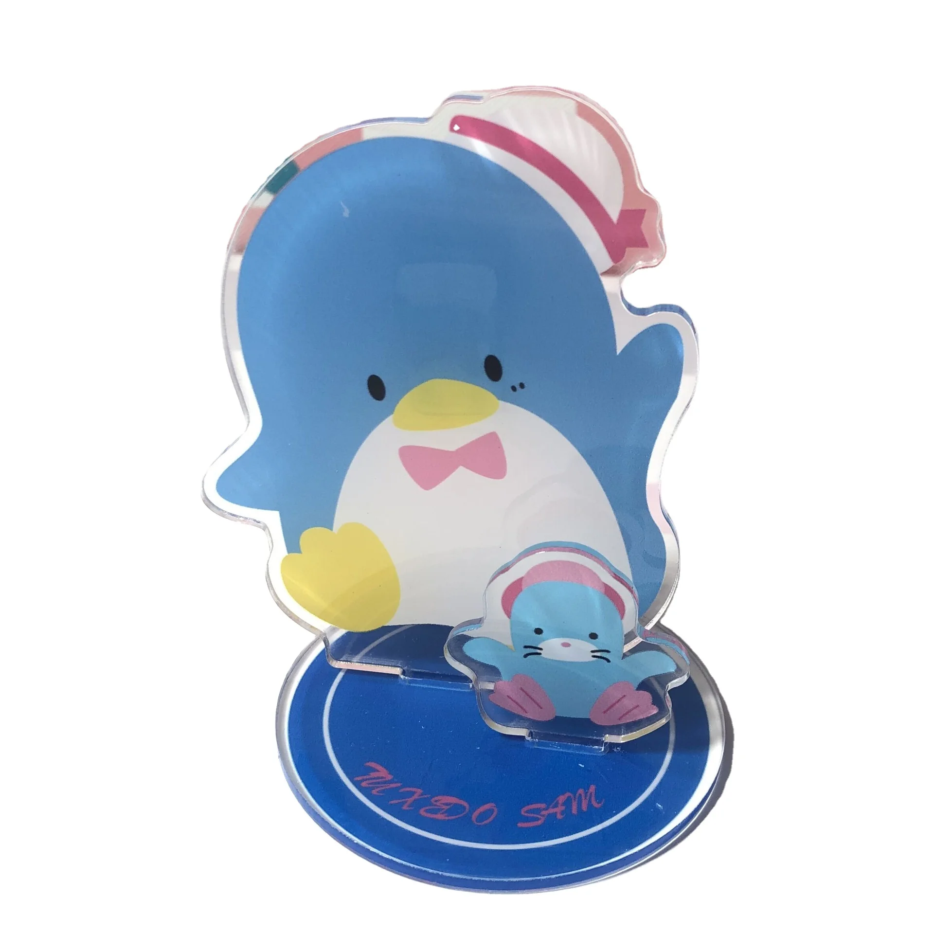 DHF879 Wholesale new styles Sanrioed cartoon Kuromi Sam acrylic stand bracket photo frame note clip desktop holder