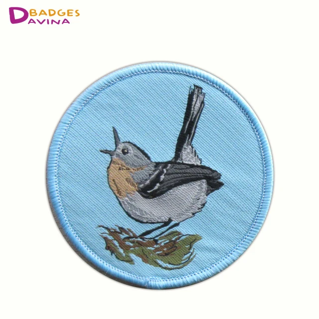 Custom badges style high embroidered letters 3D embroidery patch for clothing bag hats Wholesale Custom Sublimation patch