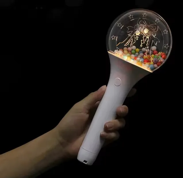 OEM Korea Kpop idol официальный DMX беспроводной логотип светодиодный свет палка перезаряжаемое кольцо для проведения мероприятий концертов