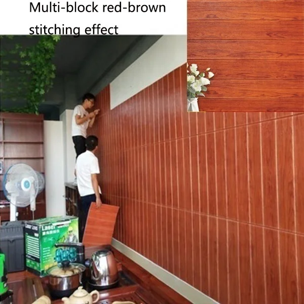 
Self adhesive 3D Wall Sticker Foam Brick Wallpaper Waterproof TV Wall Creative Decoration Stickers for Living Room 