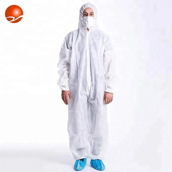 overall dress polypropylene protective disposable jumpsuits