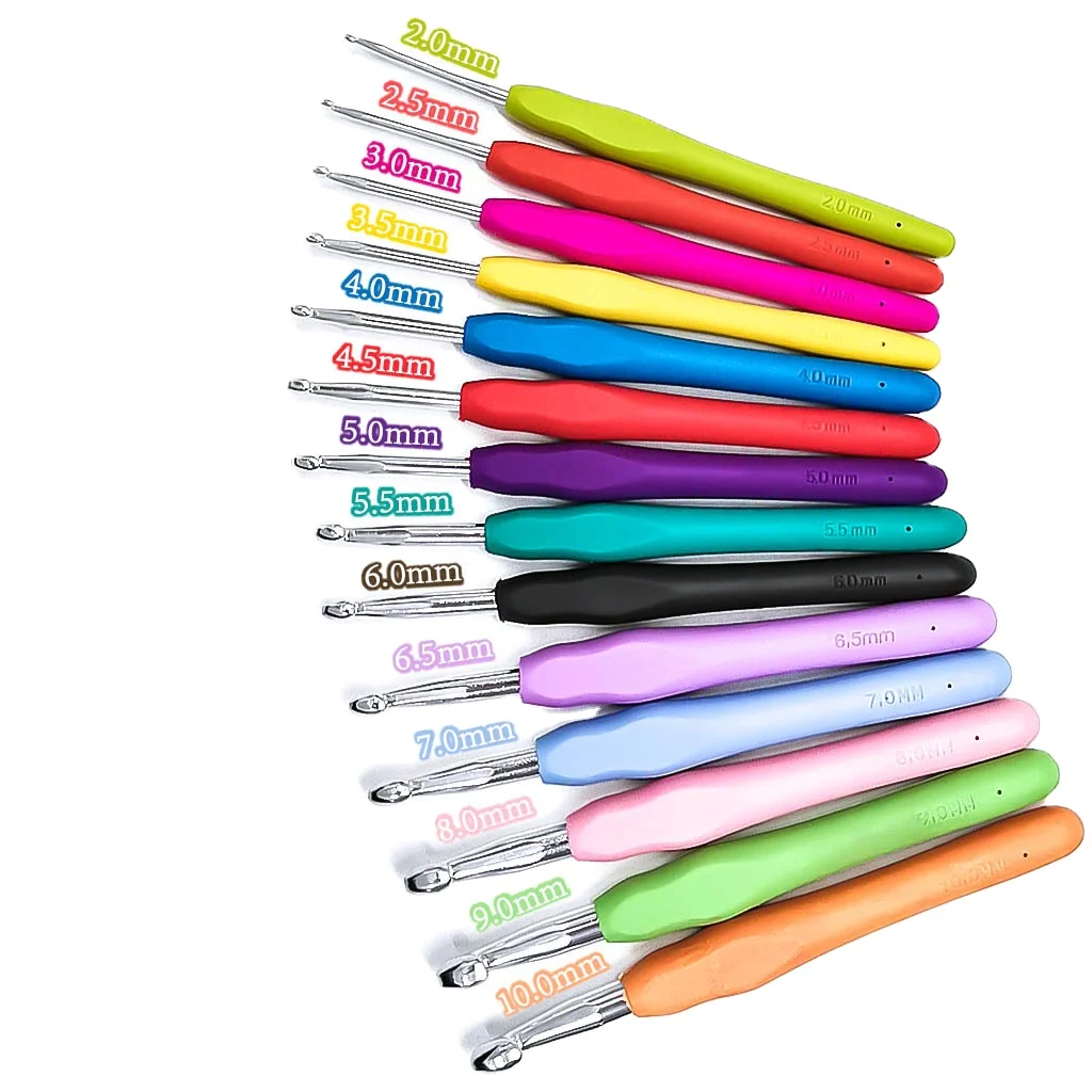 Soft Rubber Handles crochet hook TPR