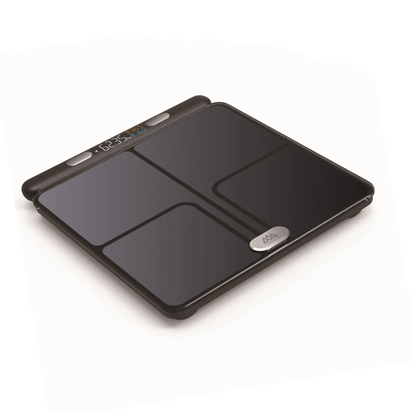 Портативная светодиодная шкала для чтения, Wi-Fi, 8 электродов, покрытие, беспроводное бесплатное приложение, умная шкала для жира в ванной комнате