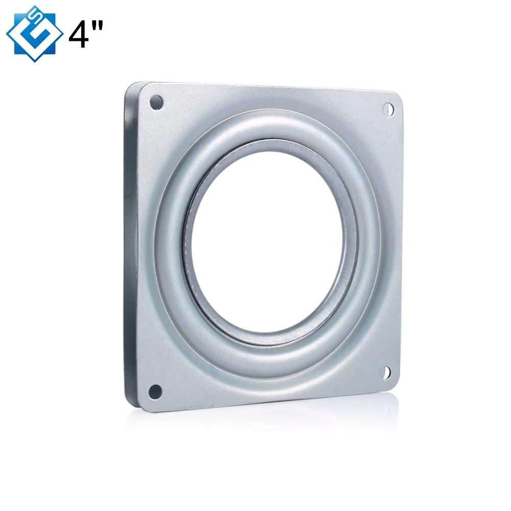 Factory Outlet Square Hollow Lazy Susan Organizer Swivel Mechanism 4 Inch 94mm Ball Bearing 360 Degree Rotating Turntable