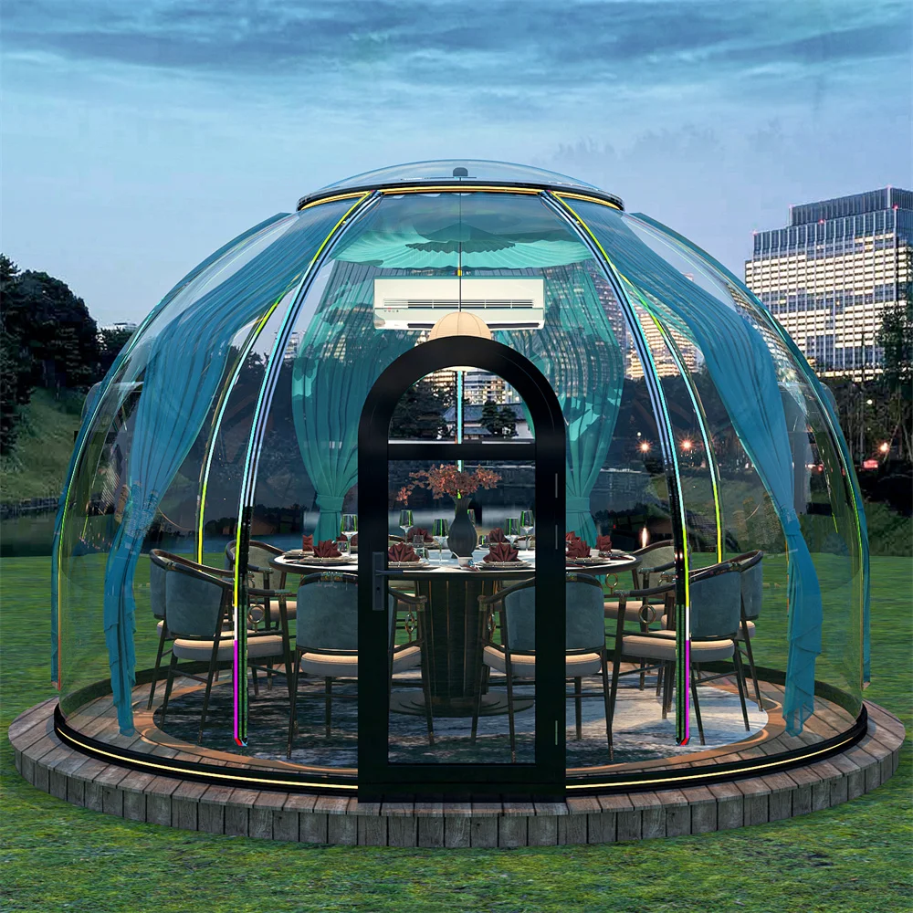 China Customized Design Outdoor Camping Luxury Transparent Dome Tent