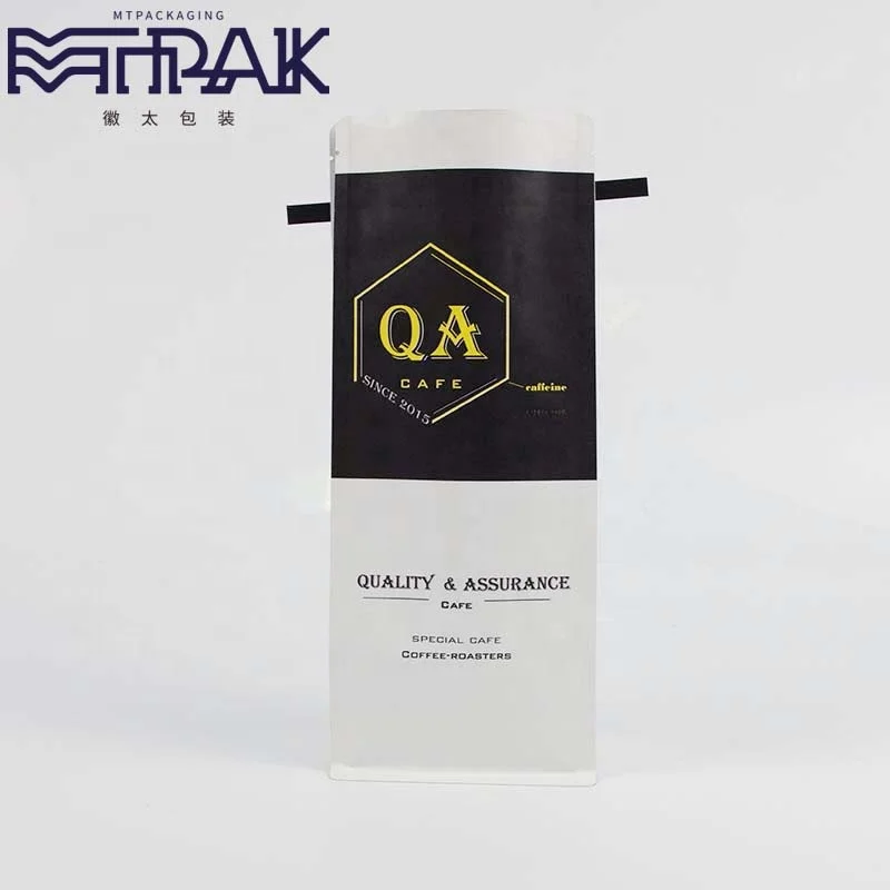  Плоский нижний клапан оптовая продажа фольгированная упаковка кофейный мешок с оловянной