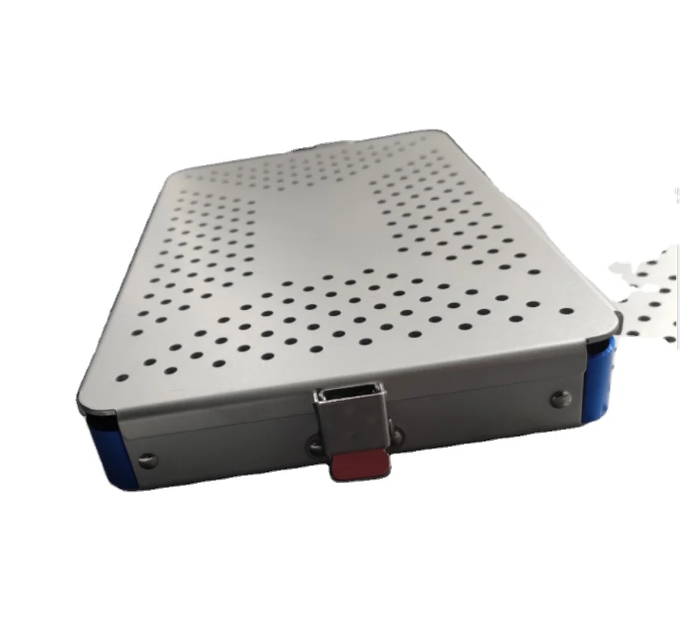 Aluminum alloy sterilization box Microscope box260*160*30 Screw box Stainless-Steel 304