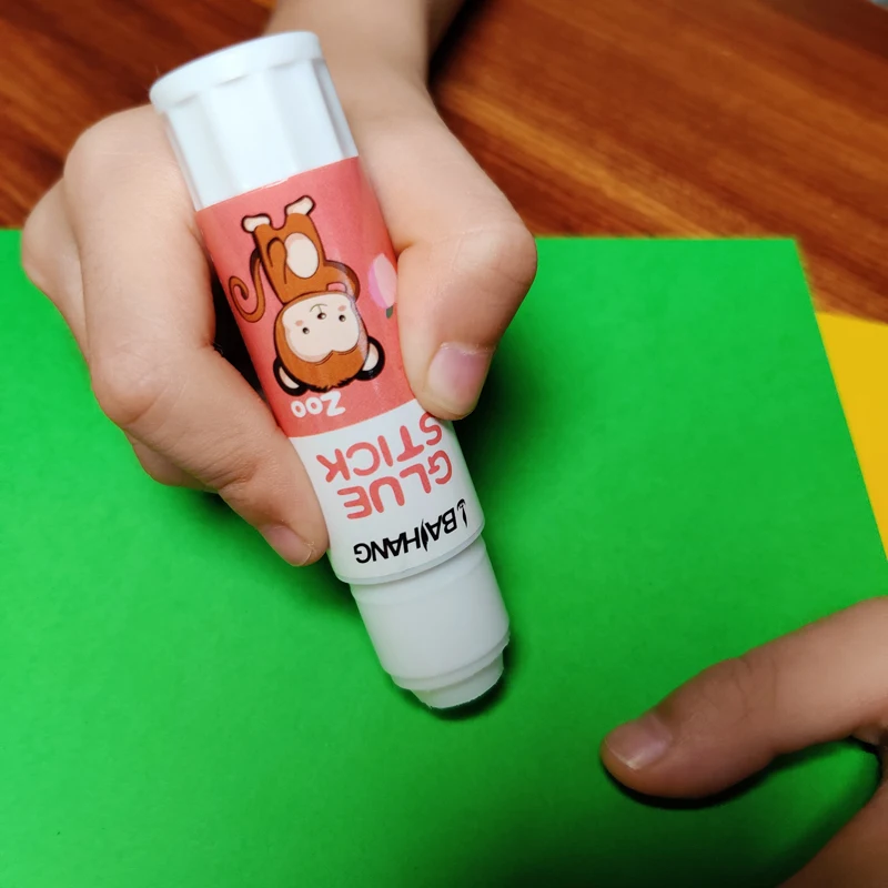 Factory Wholesale Custom Print logo Kids Stationery Supplies Pega Blanca Escolar Solid Glue Utiles Escolares White Glue School