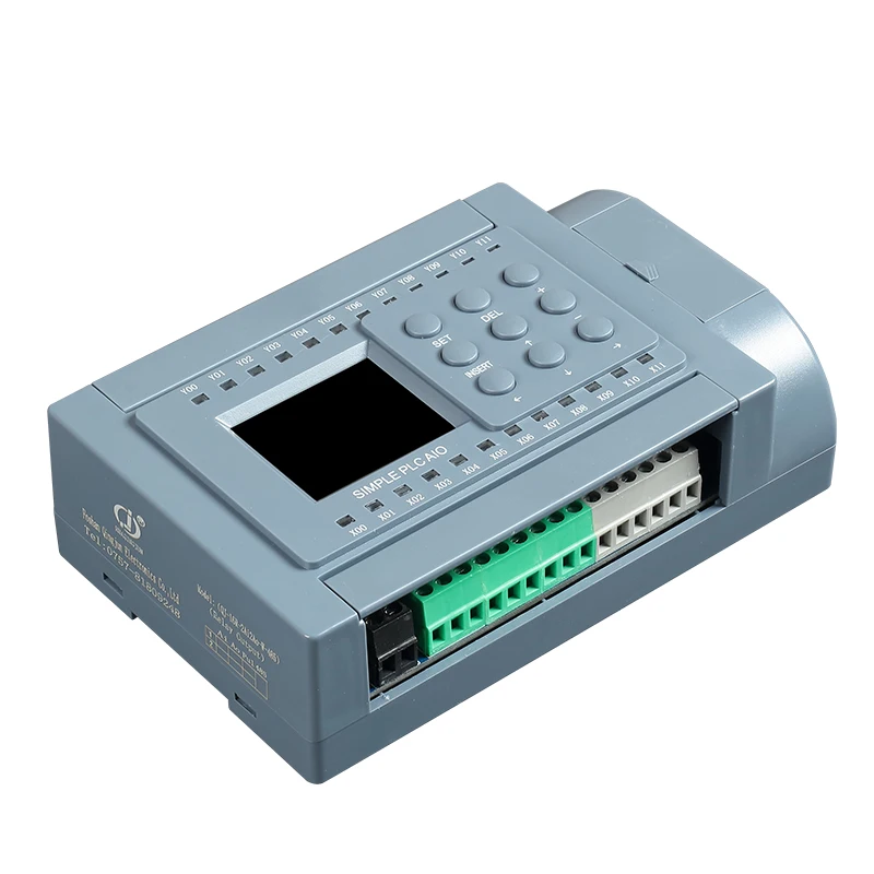 Huaqingjun 8-in 8-out Transistor Output PLC Analog Inputs Outputs 0-10V with RS485 Programmable plc for Transmitter