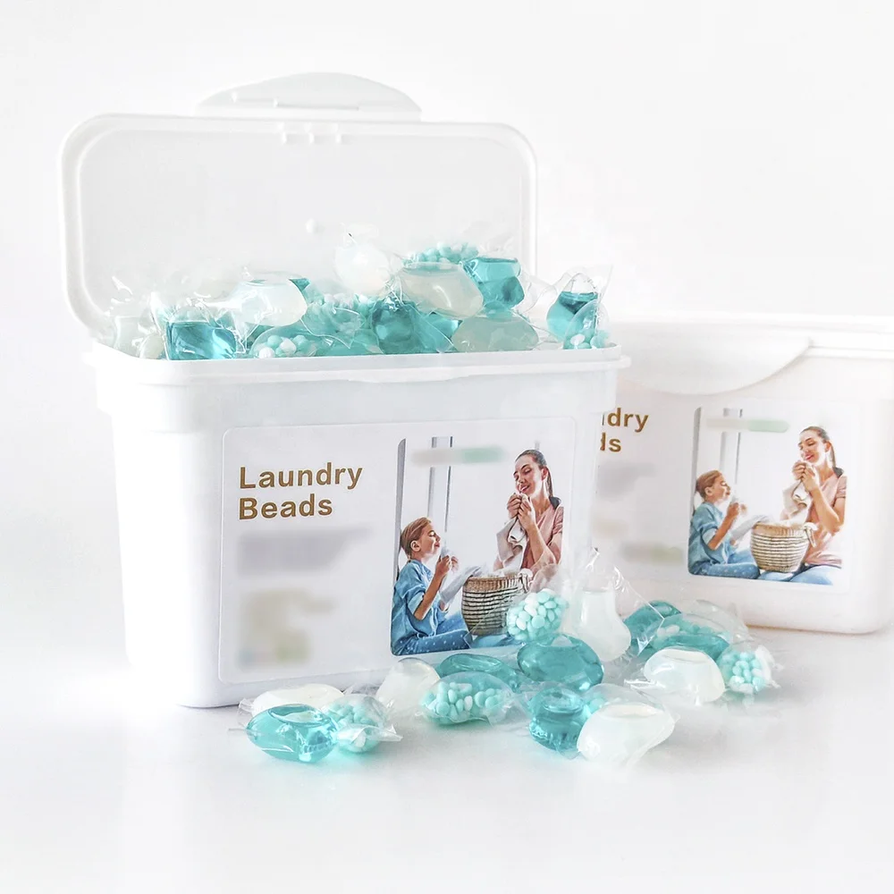 Custom Eco-Friendly Laundry Beads  Lasting Fragrance Low Bubble Easy Bleach Remove Stains Deeply Heavy Scent  Laundry  Beads