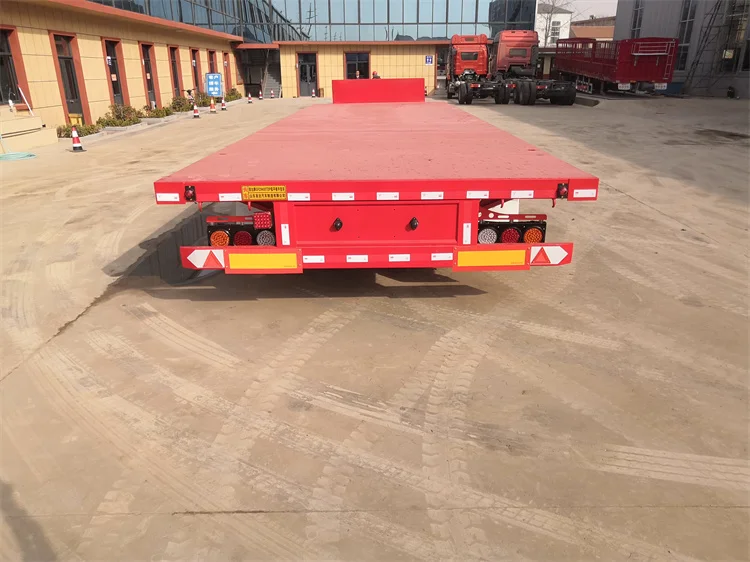 3 Axle30 тонн плоская кровать 50 футов тандем тележки 20ft 40ft 60ft бортовой полуприцеп для