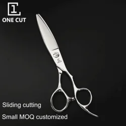 Barber Sliding Cutting Professional Hair Cutting Scissors Hairdressing Scissors 6 Inch