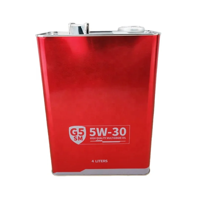 Таможня напечатала 4 литр F тип металла может продолговатые моторного масла жестяные банки с Японией Металл Squeeze кепки