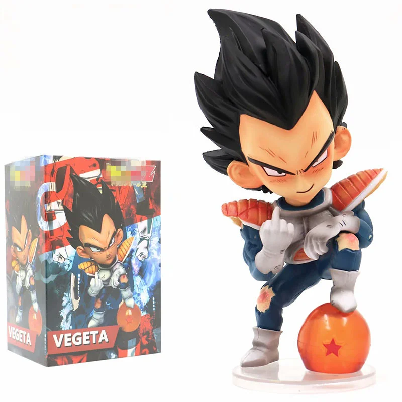 15CM DBZ Dragon Figure Super Saiyan Vegeta Cartoon Model Toys Statue Anime Action Figure
