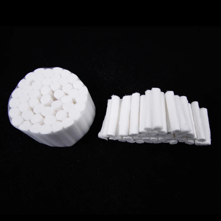 
8mm 10mm 12mm or custom size medical dental cotton rolls 